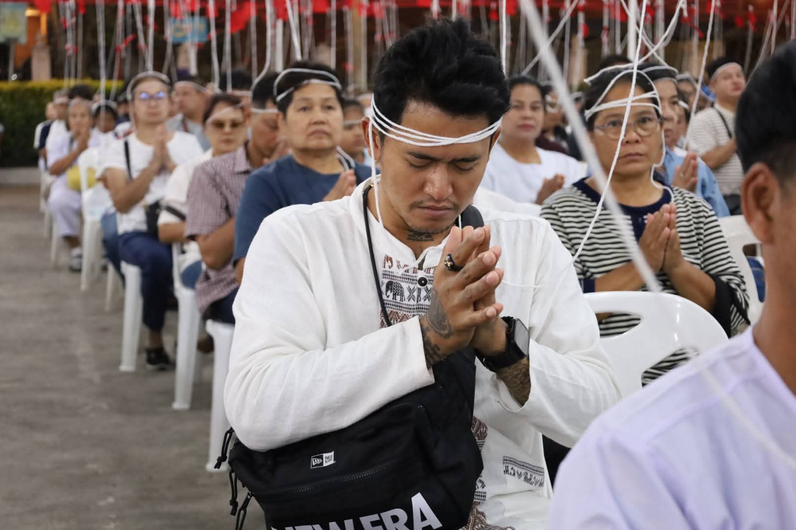 รูปย่อยที่ 3: ภาพบรรยากาศพิธีสวดภาณยักษ์ใหญ่