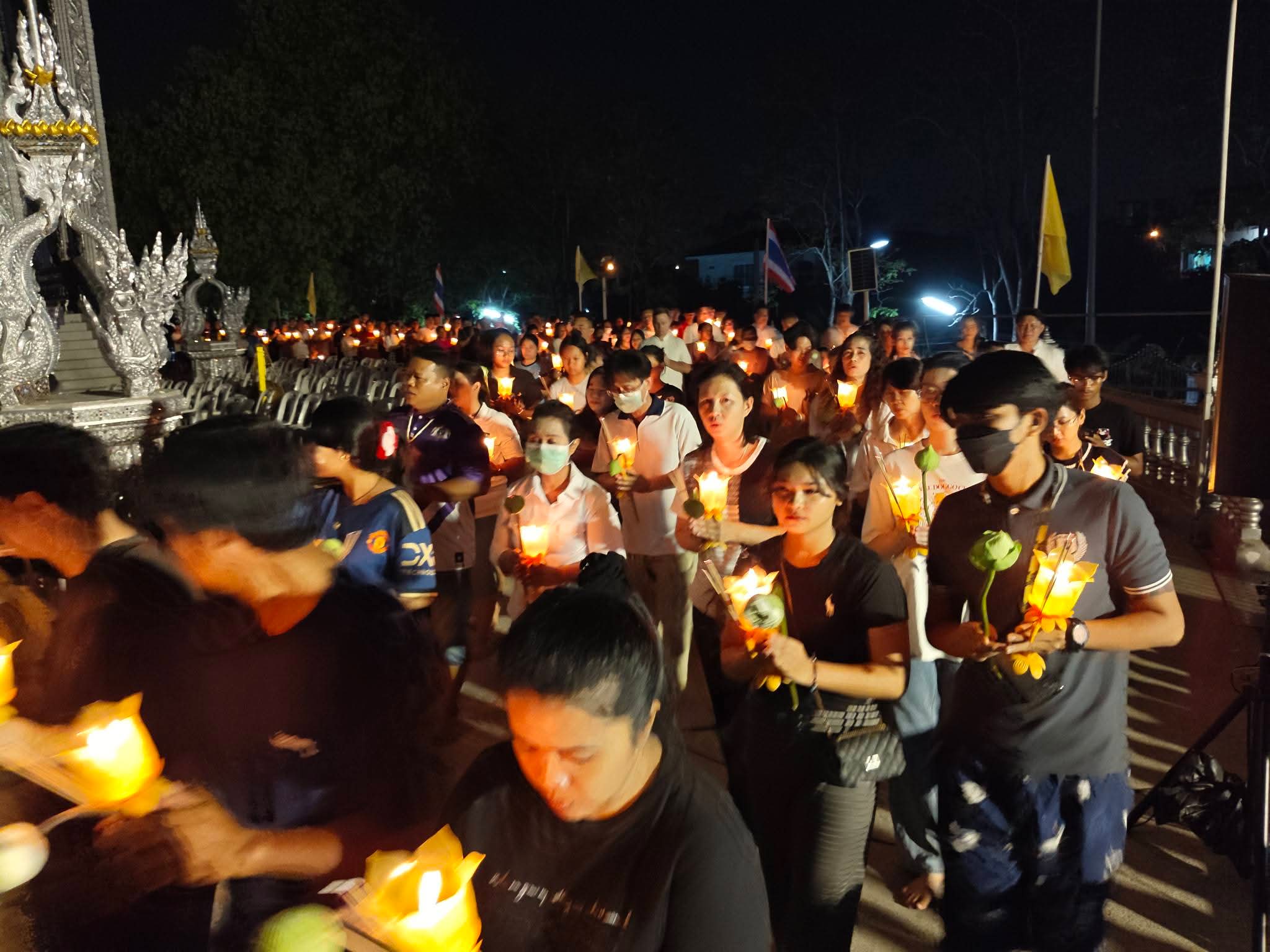 รูปย่อยที่ 4: บรรยากาศการร่วมทำบุญเนื่องในวันมาฆบูชา