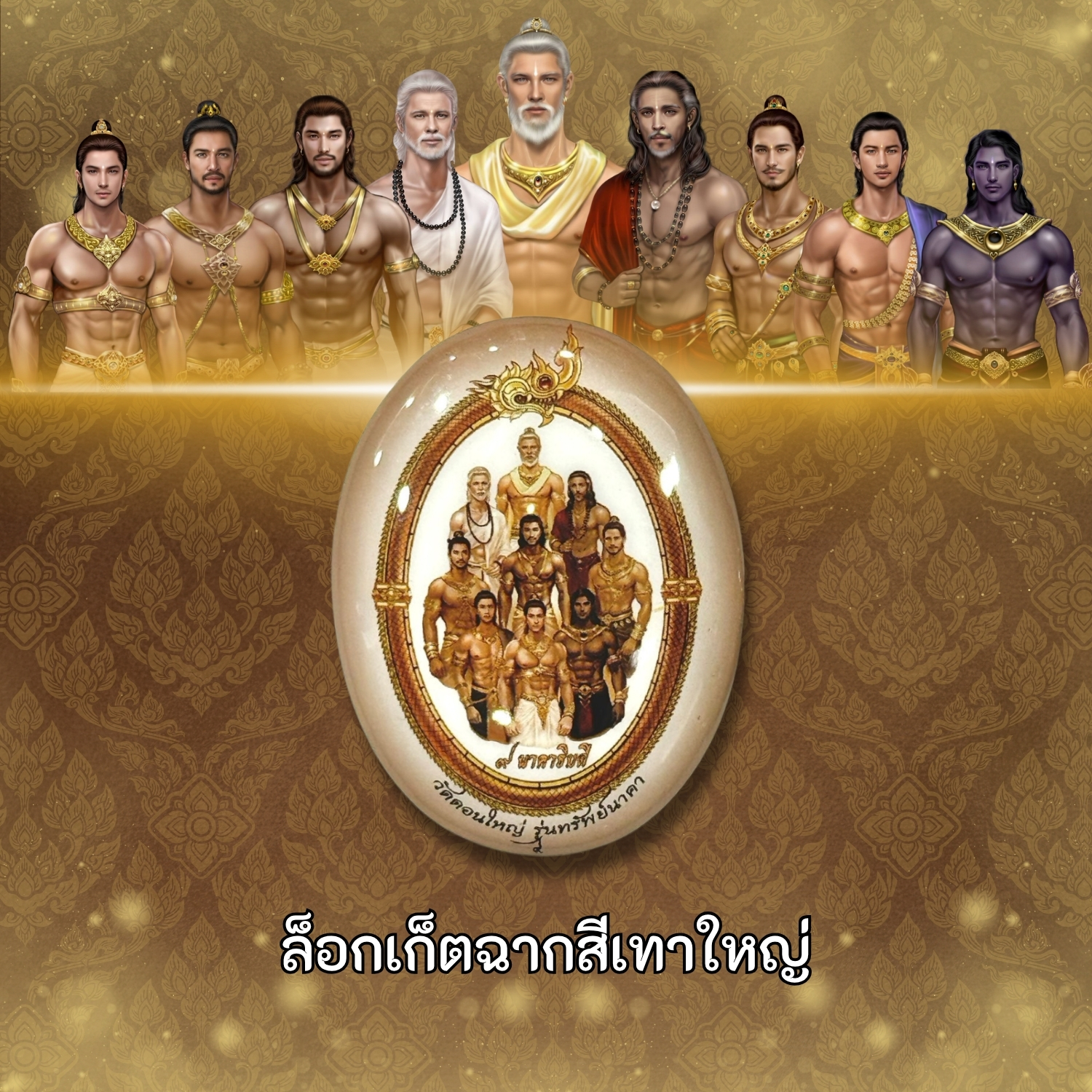 ล็อกเก็ตฉากสีเทาใหญ่