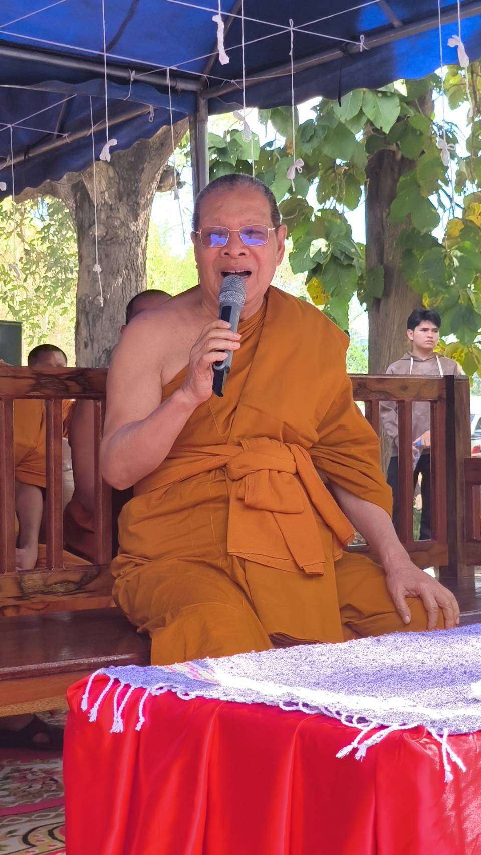 หลวงปู่เทพา ภูริปญโญ ให้โอวาทธรรม